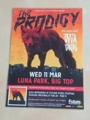 THE PRODIGY - 2015 AUSTRALIA TOUR - LAMINATED PROMO TOUR POSTER - SYDNEY!