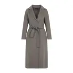 [Max Mara`S] Max Mara`S-Grey Virgin Wool Esturia Coat-Donna 40 IT
