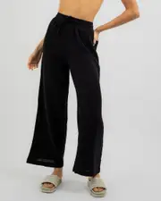 [Mooloola] Mooloola Women's Cancun Pants in Black Size 6 6 Black