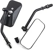 Motorbike Mirrors For Sportster 883 1200 For Iron 883 For Softail For Dyna Motorcycle Rear View Mirrors Black Rearview Mirror Handlebar Mirror