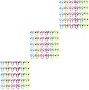 ibasenice 3sets Eye Ring The Ring Erasers for Eye Glasses Eyeglasses ' Party Favors Party Finger Puppets Lovely Finger Plaything Plastic 30pcs*3