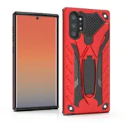 For Samsung Galaxy Note 10+ Plus Case Red Armour PC+TPU Tough Armor Back Shell