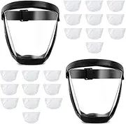 Face Shield,Dust Mask Anti-fog Protective Full Face Shield,Super Protective Face Shield Mask for Work,Full Face Shield for Weed Whacking,Anti-Fog Face Shield for Grinding