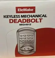 Bravex Keyless Deadbolt Keypad Entry Door Lock Zinc Alloy Sabbath Lock 100% Mech