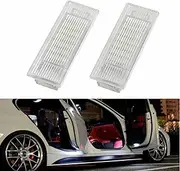 Szwaldaper For BMW, F20 F21 F30 F31 F34 F32 F10 F11 F07 F01 X5 X1 X4 I3 2pcs LED Courtesy Light Footwell Door Luggage Trunk Lamp LED Footwell Lamps
