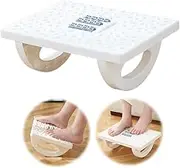 Foot Rest Under Desk,Rocking Foot Rest for Under Desk At Work,Ergonomic Desk Footrest with Roller Massage for Pressure Relief,Adjustable Leg Rest for Desk Footrest Office Chair,With Foot Massage