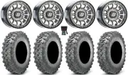 Sedona Sano Bdlk 15x7 Wheels Ct 35" Lynx SXS Tires Can-Am Renegade Outlander