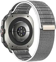 CZKE High Density Nylon Loop Strap For Samsung Galaxy Watch Ultra 47mm Sports Adjustable Bracelet Wristband For Galaxy Watch 7 Ultra Band Correa Watchbands