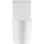 JOMOO Round Back To Wall Ceramic Toilet Suite Rimless Universal Water Inlet New