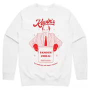 Kevin's Famous Chilli Jumper Sweater Sweatshirt Funny The US Office Malone Family Recipe CrewneckHoodie