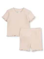 Baby Short And Top Set Newborn SHELL (SOLID)