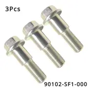 3x Intermediate Shaft Support Bolt 90102-SF1-000 For Honda Civic Acura Integra ，
