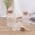 Plastic Empty Bath Salt Bottle Cream Cosmetic Jar Cork Jar Container Cork Sp BAZ