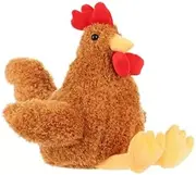 Toys Plush Ginger Rooster Stuffed Animal Soft Cuddly Perfect for Child (Ginger Rooster,10Inches)