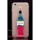 【世明國際】紅酒杯 iphone6/6 plus手機殼 雙色雞尾酒 保護殼 硬殼 液體 酒瓶 I6/6s/6+/6s+