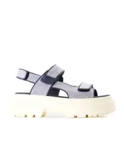 H644 denim sandals 39 White