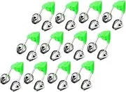 Dual Alert Fishing Bells Pcs Night-Light Clips Abs Alloy for Long-Lasting Use Great for