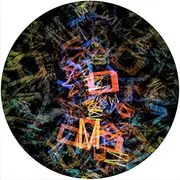 Slipmat Slip Mat Scratch Pad Felt for any 12" LP DJ Vinyl Turntable Record Player Custom Graphical - Abstract Alphabet