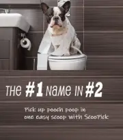 24 X ScooPick (720-Bags) Disposable Dog Poop Bags w/ Patented Built-In Scooper