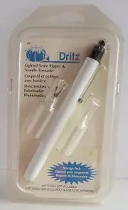Dritz Lighted Seam Ripper & Needle Threader NEW 641