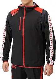 [arena] ASS4JKU001 Jacket, Black x Red (BKRD), L