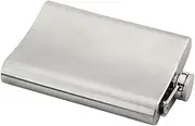OFFSCH Mini Funnel Included 8oz Hip Flask in Silver Stainless Steel Flask for Men for Liquor