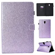 For Galaxy Tab A 10.5 T590 Varnish Glitter Powder Horizontal Flip Leather Case with Holder & Card Slot