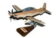 Beechcraft AT-6 Wolverine Factory Demo Desk Top Display Model 1/32 SC Airplane