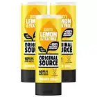 Original Source Shower Gel Zesty Lemon Tea Tree Natural Fragrance Scent 250ml x3
