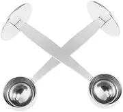 Sosoport Multifunctional Stainless Steel Scoop Coffee Spoon Sugar Scoop Tea Measure Baking Tool