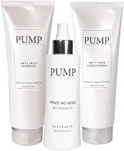 Anti Frizz Shampoo, Conditioner And Spray To Tame Flyaways - Pump Haircare