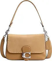 [COACH] Women's Soft Tabby Shoulder Bag, Peanut, Peanut