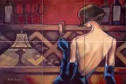 Mural Ceramic Decor Backsplash Interior Bar Tile #77