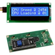 IIC/I2C/TWI/SP​​I Interface Blue 1602 16X2 LCD Module Display