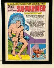 Namor the Sub-Mariner by Jack Kirby 9x12 FRAMED Marvel Comics Vintage Art Print