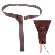 For Cosplay Fencing Leather Sword Scabbard Holder Long lasting Quality