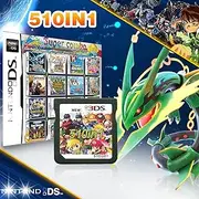 IVXCR 510 in 1 Game Card,Super Combo Game Cartridge,Game Card Containing 510 Classic Nostalgic Games, Game Pack Card Super Combo,Suitable for Most DS / 2DS / 3DS Console of Game Consoles