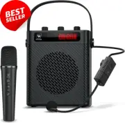 40W Portable PA System with 2 Wireless Mics Bluetooth Speaker S95