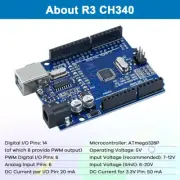 R3 CH340 Microcontroller Board ATmega328P Development Board For Arduino