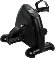 Pedal Exerciser Bike Mini Exercise Bikewith ,Digital LCD Display Adjustable Resistance, Easy Assembly 100kg Load Capacity Desk Pedal Bike, Elderly Home Pedal Exercise Bike Arm Leg Peddler Machine