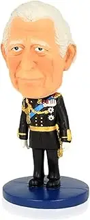 [Elgate] King Charles III Coronation Commemorative Bobblehead - Perfect Home Decor and Souvenir Collectible Figurine for Fans of The British Royal Family (by LILAJ)