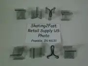 Hinged Ceiling Grid Clip Clear Track Plastic Snap Hook Clip Retail Store Supply