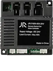 SHENGLE JR1746-40A-24V Receiver Match 2.4G Bluetooth Remote Control, Control Box Motherboard Accessories for Kid Powered Ride On Car Parts