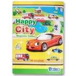 【信墾】3折頁磁貼書-快樂玩車車&快樂家居布置&快樂小廚師&快樂動物園