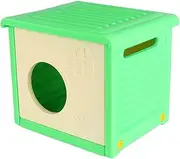 Generic Katzenhaus for Outdoor Kennel Nest Waterproof Spacious, Versatile Cave Bed Scattered Cats Protection for Outdoors Little Animals, Beige