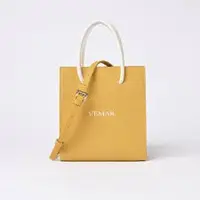 在飛比找蝦皮購物優惠-轉售 VEMAR玩轉風格立體兩用紙袋包(迷人黃) 小方包 黃