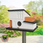 Retro Midcentury Modern Bird House The Charleston 3d Printed 60s Architecture
