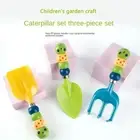 Caterpillar Set Kids Garden Tool Digging Trowel Safe Rake Outdoor