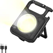 LED Flashlight - 500 Lumens 4 Light Modes Rechargeable Pocket Light - Keychains USB Rechargeable Pocket Light for Camping Fishing Graduation Small Light