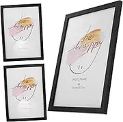 3PCS Photo Frames for Wall Mounted Tabletop Display Scratch Resistant Frames for Pictures Posters Artwork Versatile Home Decor for Living Office Gallery